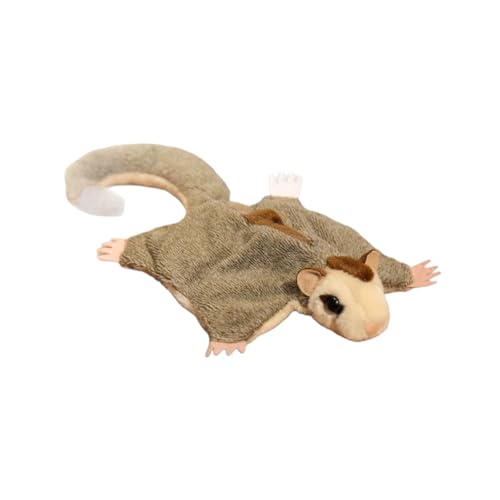 Fliegendes Eichhörnchen Spielzeug Weiches süßes Stofftier Puppe für Kinder Erwachsene Sammler Home Vzm569 (Grey, 33X19cm) von Generic