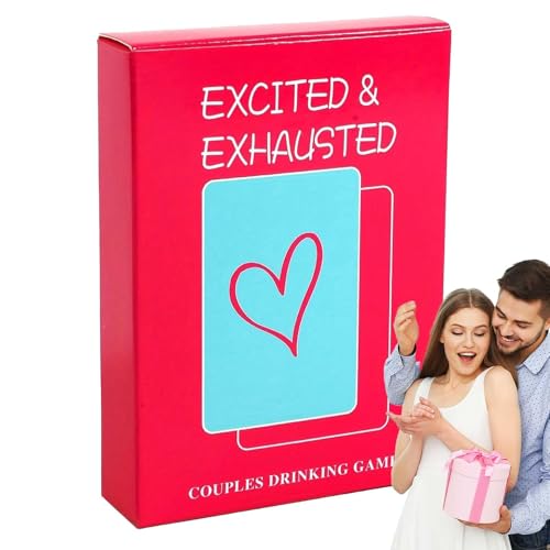 Flirt -Spielkarten Spiele zum Aufbau von Intimität Paar Therapie Spiele attraktive Paarfragen Fun Paar Karten lieben Wörter Spiele Romantische Dating -Ideen Spaß beim Trinken von Heiratskartenspielen von Generic