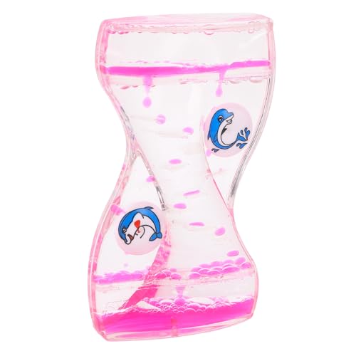 Flüssiger Blasen Timer Entspannter Schreibtisch Spielzeug, Verbesserte Konzentration Flüssigbewegung Bubbler Timer Acryl für zu Hause (Delphinstil) von Generic