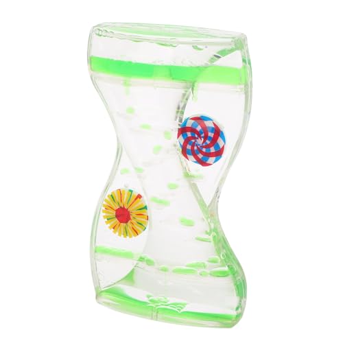 Flüssiger Blasen Timer Entspannter Schreibtisch Spielzeug, Verbesserte Konzentration Flüssigbewegung Bubbler Timer Acryl für zu Hause (Windmühlenstil) von Generic