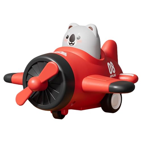 Flugzeug zurückziehen | Lernspielzeug für Autos | Zurückziehen der Spielzeuge 'Flugzeug,Spielzeug 'Flugzeug' Jugendflugzeug in Form eines Tigers Kinder Kinder über 3 Jahre von Generic
