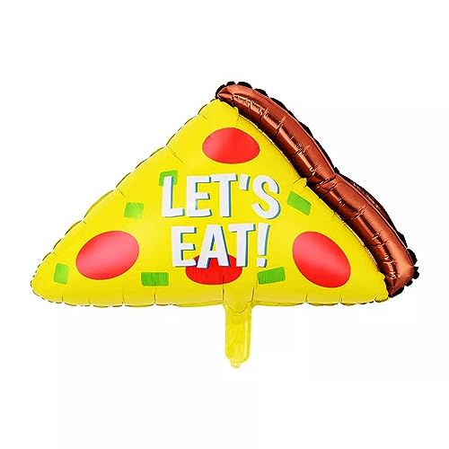 Folienballon Motiv Food, Pizza-Stück "Have a supreme Birthday", ca. 50 x 57 cm - Party Luftballon Deko Dekoration JGA Helium Heliumballon XXL Ballon Geburtstag Essen Fast Food Imbiss Hochzeit Folienballon Motiv Food, Pizza-Stück "Have a supreme Birthday", ca. 50 x 57 cm - Party Luftballon Deko Dekoration JGA Helium Heliumballon XXL Ballon Geburtstag Essen Fast Food Imbiss Hochzeit von Generic