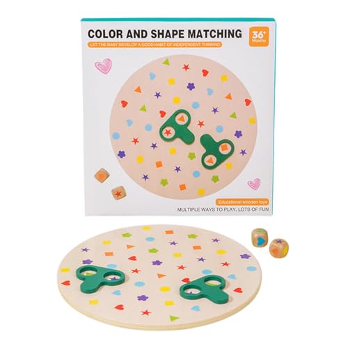Form-Matching-Spiel - Sortier- und Lernpuzzle für Kinder, motorisches Steckspiel | Intelligentes Logikspielzeug zur frühkindlichen Förderung, sensorisches Formsortierspiel für Vorschulkinder ab 3 von Generic