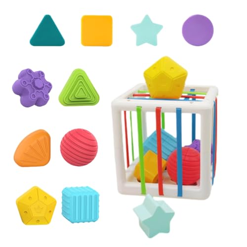 Form Sorter Toy - Sensory Bin Tools | Kleinkind 1-3 Baby Sorter Lernspielzeug | Vorschulspielzeug für Babys und Kleinkind ab 10 Monaten und nach Oben Form Sorter Toy - Sensory Bin Tools | Kleinkind 1-3 Baby Sorter Lernspielzeug | Vorschulspielzeug für Babys und Kleinkind ab 10 Monaten und nach Oben von Generic