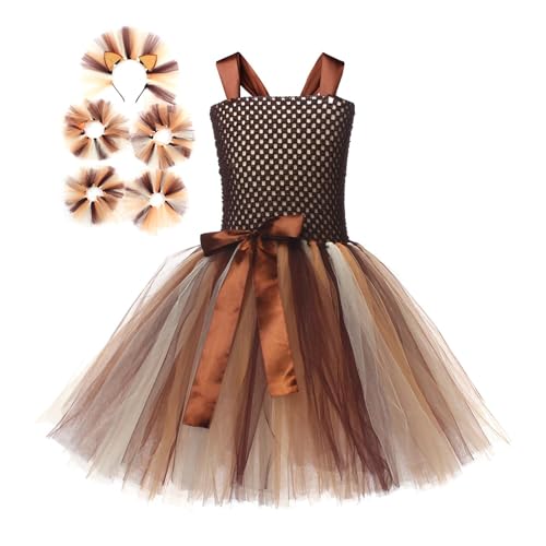 Formelles Kleid für Kinder – Animal-Kleid für Kinder, Mausohren | Mädchenkostüm mit verstellbaren Schultergurten, perfekt für Halloween-Partys und Mas-Partys Formelles Kleid für Kinder – Animal-Kleid für Kinder, Mausohren | Mädchenkostüm mit verstellbaren Schultergurten, perfekt für Halloween-Partys und Mas-Partys von Generic