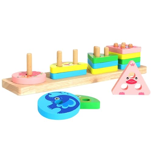 Formensortier-Spielzeug, Formen-Matching-Spiel | Farberkennungs-Puzzle, Tiermotiv-Blöcke, Geschicklichkeitsspielzeug Formensortier-Spielzeug, Formen-Matching-Spiel | Farberkennungs-Puzzle, Tiermotiv-Blöcke, Geschicklichkeitsspielzeug von Generic