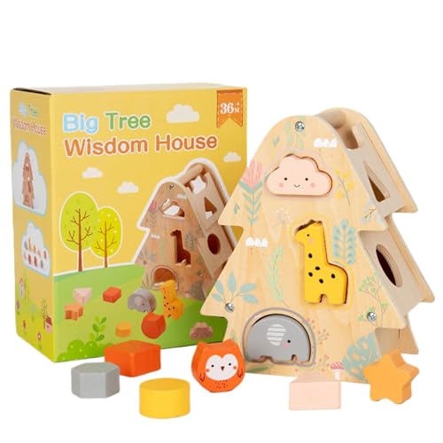 Formsortierblöcke: Interaktives Lernpuzzle, Montessoris Formensortierer | Holzblockspielzeug, bunte Sortierung, glatte Kanten, Stapeln, Spiel Formsortierblöcke: Interaktives Lernpuzzle, Montessoris Formensortierer | Holzblockspielzeug, bunte Sortierung, glatte Kanten, Stapeln, Spiel von Generic