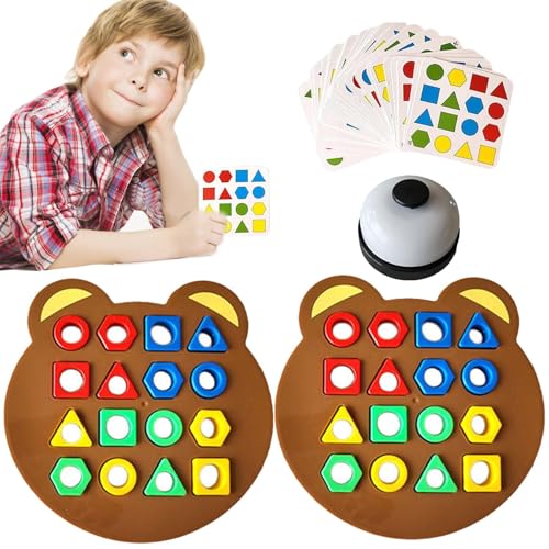 -Formsortierer – Holzblöcke zur Farberkennung, Stapelpuzzle | Lernspielzeug für Kleinkinder, geometrisches Formenzuordnungsbrett, Lernblöcke für die frühe Kindheit, Stapelspiel für Vorschulk -Formsortierer – Holzblöcke zur Farberkennung, Stapelpuzzle | Lernspielzeug für Kleinkinder, geometrisches Formenzuordnungsbrett, Lernblöcke für die frühe Kindheit, Stapelspiel für Vorschulk von Generic
