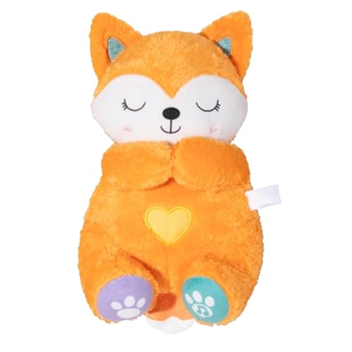 Fox Plüsch - Leichtes Musikspielzeug, Atemtierpuppe | Huggable Cartoon Stoffed Figur, weiches Kindergartendekor, entzückendes Kindergartengeschenk für Kinder Fox Plüsch - Leichtes Musikspielzeug, Atemtierpuppe | Huggable Cartoon Stoffed Figur, weiches Kindergartendekor, entzückendes Kindergartengeschenk für Kinder von Generic