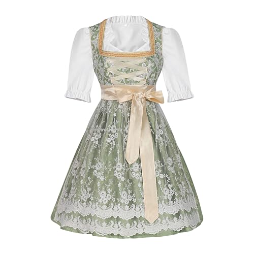 Frauen Rollenspiel Dirndl,Halloween Frauen Dirndl | Halloween Oktoberfest Cosplay Damen | Traditionelles bayerisches Mädchenmit Dirndlbluse, Dirndlschürze für das Oktoberfest Frauen Rollenspiel Dirndl,Halloween Frauen Dirndl | Halloween Oktoberfest Cosplay Damen | Traditionelles bayerisches Mädchenmit Dirndlbluse, Dirndlschürze für das Oktoberfest von Generic