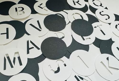 Freundschaftsbuchstaben Tischkonfetti 100 Stück Papierarmband Alphabet Perlen Geburtstag Ära Party Kinder Party Dekoration Dekor von Generic