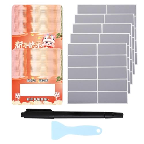 Frühlingsfestspiele, Kartenspiele Rubbelkarten und | Rubbelkarten für das chinesische Neujahr 2025, Kartenspiele für Partys, Kartenspiele für das Mondneujahr für Preise in der Klasse Frühlingsfestspiele, Kartenspiele Rubbelkarten und | Rubbelkarten für das chinesische Neujahr 2025, Kartenspiele für Partys, Kartenspiele für das Mondneujahr für Preise in der Klasse von Generic