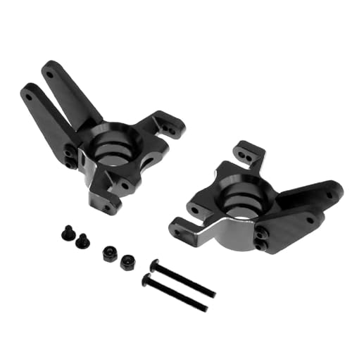 Für Arrma 1/8 Für Mojave 4S Für Kraton Für Outcast 4S 4X4 Für BLX 1/10 RC Auto Upgrade Teile Metall Hinterradnabe Achsschenkel Träger RC Zubehör(Black) von Generic