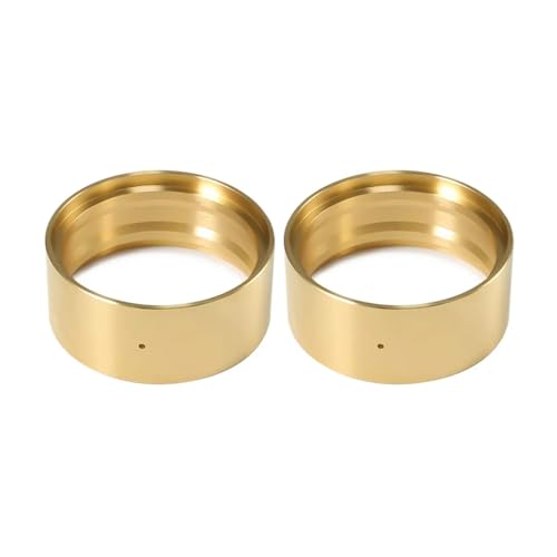 Für Axial Für SCX10 Für TRX4 VS4-10 Für Element Für Enduro TF2 RC Auto Crawler 95g Messing Interne Beadlock Ring Klemmringe Für Fit 1,9 Rad Felgen RC Zubehör(Yellow,2PCS) von Generic