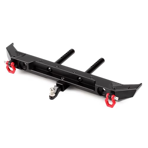 Für Axial Für SCX10 III AXI03007 90046 1/10 RC Crawler Auto Metall Hinten Stoßstange Zurück Hitch Träger Rack Upgrade Teile RC Zubehör(Rear Bumper) von Generic