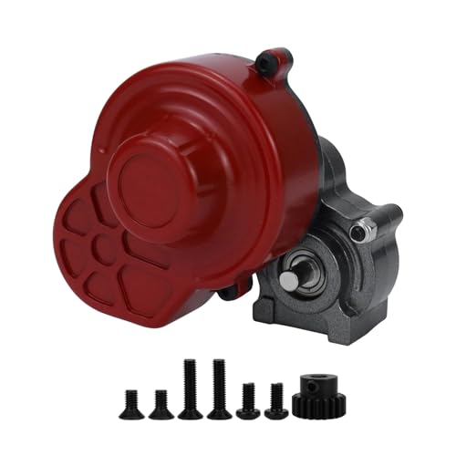 Für Axial Für Scx10 RC Auto Crawler 1/10 Upgrade Teile Komplette Metall Getriebe Getriebe Mit Getriebe Fernbedienung Auto Zubehör RC Zubehör von Generic