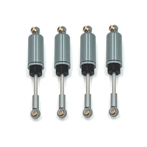 Für MJX 14209 14210 1/14 Metall Stoßdämpfer Öl Dämpfer RC Auto Upgrade Ersatzteile Zubehör RC Zubehör(Gray) von Generic