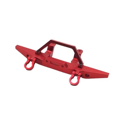 Für MN99S Für MN D90 D91 D96 D99S MN90 MN99 Metall Front Stoßstange 1/12 RC Auto Upgrades Teile Zubehör RC Auto Upgrade Teile RC Zubehör(Red) von Generic