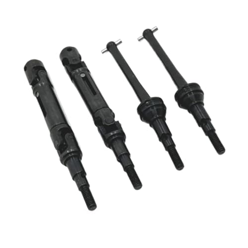 Für Mjx Für Hyper Go 14209 14210 Upgrade Teile 1/14 4 Stücke Metall Vordere Und Hintere Antriebswelle CVD Antriebswelle RC Auto Upgrade Teile Zubehör RC Zubehör(Black) von Generic