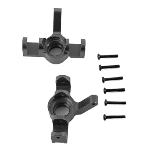 Für Mjx Für Hyper Go 16207 16208 16209 16210 H16 1/16 Upgrade Teile Metall Front Lenkung Tasse Für Rc Auto Aluminium Zubehör RC Zubehör(Gray) von Generic