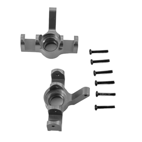 Für Mjx Für Hyper Go 16207 16208 16209 16210 H16 1/16 Upgrade Teile Metall Front Lenkung Tasse Für Rc Auto Aluminium Zubehör RC Zubehör(Silver) von Generic