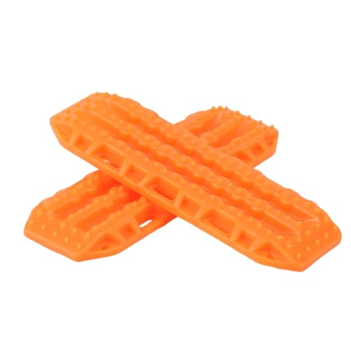 Für Traxxas Für Trx4m Für Axial Für Scx24 1/18 1/24 RC Crawler Auto 2Pcs Simulation Sand Leiter Recovery Rampen Bord Für Escape Teile RC Zubehör(Orange) von Generic
