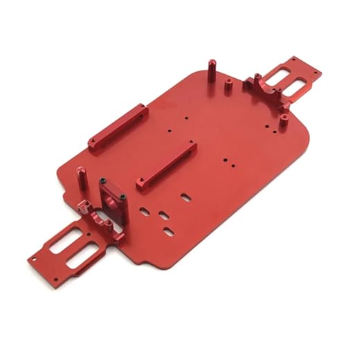 Für WLtoys 184011 A949 A959 A969 A979 K929 1/18 RC Auto A959-B A979-B K929-B Metall Für Chassis Kit Upgrade Teile Zubehör RC Zubehör(Red) von Generic