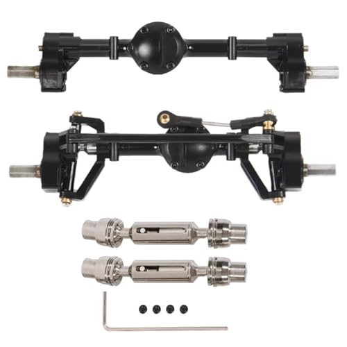 Für WPL C14 C24 C24-1 C34 C44 B14 B24 1/16 Vorne Hinten Portal Achse Metall Antriebswelle RC Auto Upgrades Teile RC Zubehör(Size 2) von Generic