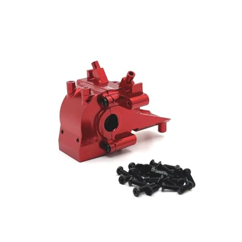 Für Wltoys 12423 12427 12428 12429 FY01 FY03 FY08 1/12 Metall Front Getriebe Gehäuse Getriebe Differential Fall RC Auto Upgrade Teile RC Zubehör(Red) von Generic