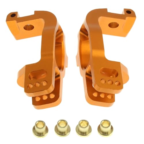 Für ZD Für Racing DBX-07 EX-07 1/7 Metall Zubehör Kit Lenkung Tasse Lenkung Montage Motor Montieren RC Auto Upgrade Teile RC Zubehör(Yellow,C Hub Carrier) von Generic