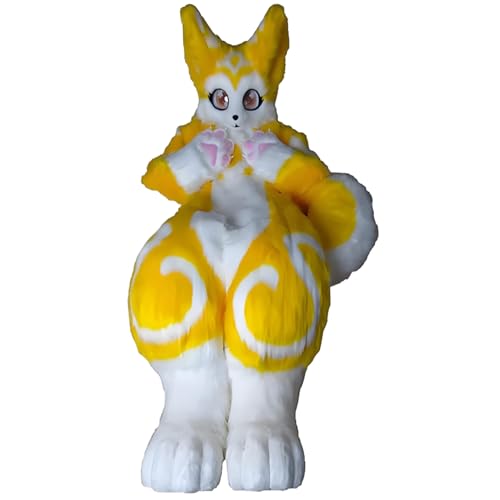 Fursuit -Maskottchenkostüme, Pursuit Paw Handschuhe handgefertigt, pelziges Anzug tragbares Cosplay, für Erwachsene Unisex Halloween Cosplay Party Fursuit -Maskottchenkostüme, Pursuit Paw Handschuhe handgefertigt, pelziges Anzug tragbares Cosplay, für Erwachsene Unisex Halloween Cosplay Party von Generic