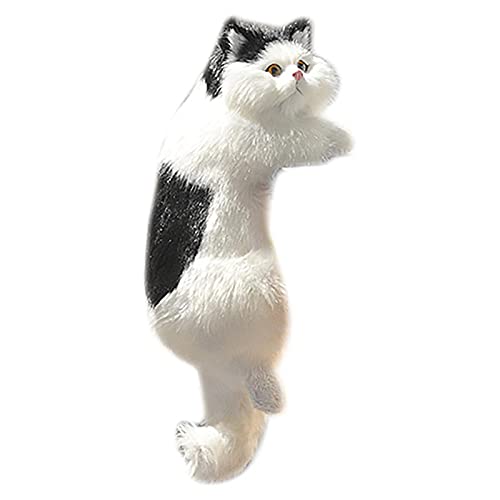 Fury Hanging Cat - Simulation Cat Plush Animal Animal Figures Dekoration klebrige Puppe Design von Generic