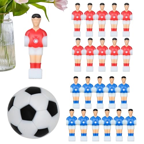 Fußball -Ersatzspieler, Tischfußballspieler,22 Packharztisch -Player -Figuren | Indoor-Spielpuppen, Hockeyausrüstung, Nicht-Rutsch-Ersatzteile für Kinder-Standard-Fußballtische Fußball -Ersatzspieler, Tischfußballspieler,22 Packharztisch -Player -Figuren | Indoor-Spielpuppen, Hockeyausrüstung, Nicht-Rutsch-Ersatzteile für Kinder-Standard-Fußballtische von Generic