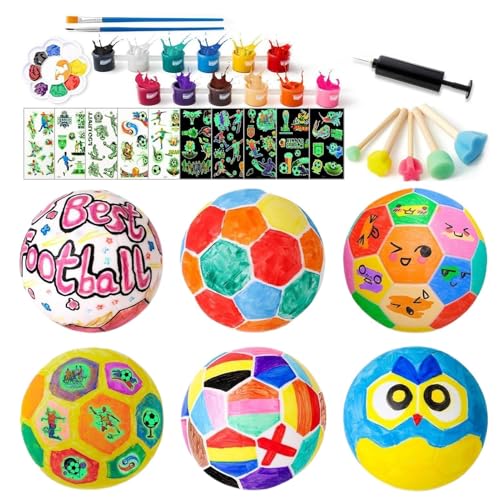 Fußball Malen Set | 12 Farben Nachtlicht Spielzeug Fußball Lampen Bausatz - Lernspielzeug Für Kinderzimmer Klassenraum Wohnzimmer Kindergeburtstag Feiertage Kindertag Thanksgiving Fußball Malen Set | 12 Farben Nachtlicht Spielzeug Fußball Lampen Bausatz - Lernspielzeug Für Kinderzimmer Klassenraum Wohnzimmer Kindergeburtstag Feiertage Kindertag Thanksgiving von Generic