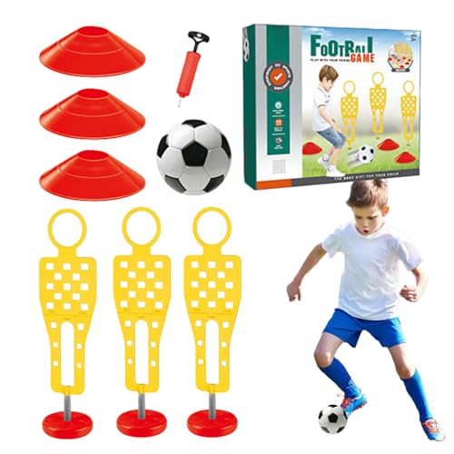 Fußball Trainingszubehör | Soccer Trainingszubehör Für Kinder,Lernspiel-Set Mit Hindernissen Für Familienaktivitäten Im Garten, Park Und Outdoor Sportspiele Für Und Mädchen Fußball Trainingszubehör | Soccer Trainingszubehör Für Kinder,Lernspiel-Set Mit Hindernissen Für Familienaktivitäten Im Garten, Park Und Outdoor Sportspiele Für Und Mädchen von Generic
