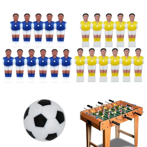 Fußballmänner Set, Tischfußballspielspieler | Harz Table Guys Fußballspieler Figuren | Fun Football Men Figures Kit für Fans, Erwachsene, Freunde Fußballmänner Set, Tischfußballspielspieler | Harz Table Guys Fußballspieler Figuren | Fun Football Men Figures Kit für Fans, Erwachsene, Freunde von Generic