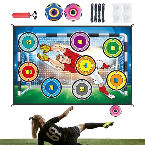 Fußballspielset für Kinder, Fußballspielmatten Set - Hallenfußballspiel - Indoor Outdoor Fußballspiele für 3-8 Jahre alte Kinder, Fußballspielgeräte Indoor Fußball Set Fußballspielset für Kinder, Fußballspielmatten Set - Hallenfußballspiel - Indoor Outdoor Fußballspiele für 3-8 Jahre alte Kinder, Fußballspielgeräte Indoor Fußball Set von Generic