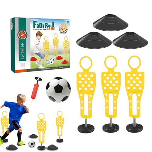 Fußballtraining - Fußball-Trainingsausrüstung, Kids Educational Soccer Obstacle Play Set Polperst Sports Toy Für Boys Girls Backyard Park Gym Familie Indoor Fußballtraining - Fußball-Trainingsausrüstung, Kids Educational Soccer Obstacle Play Set Polperst Sports Toy Für Boys Girls Backyard Park Gym Familie Indoor von Generic