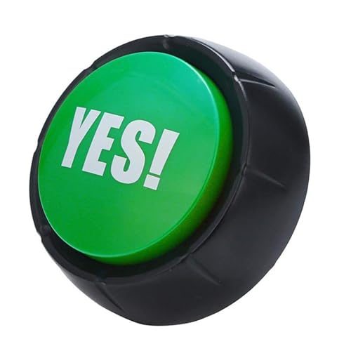 Game Buzzer Button – Yes No Button, Joy Buzzer Lustige Knöpfe mit Sound | Yes and No Buttons, Buzzers for Game Show for Desk and College Dorms von Generic