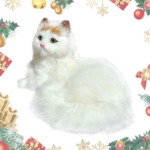 Gato de peluche realista | de animales de peluche que parecen reales | Juguetes para mascotas hechos a mano para niños, de cumpleaños para niños y niñas Gato de peluche realista | de animales de peluche que parecen reales | Juguetes para mascotas hechos a mano para niños, de cumpleaños para niños y niñas von Generic