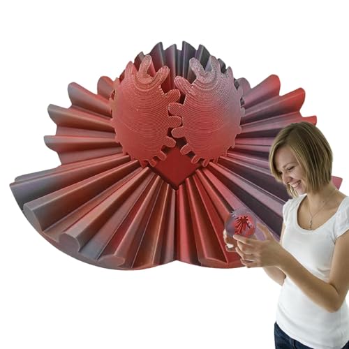 Gear-Ball, bedruckt, Gear-Ball, Rotationskugel – Gear Sphere Spin Ball, Activity Gear Ball, Anti-Stress-Spielzeug bedruckt für Arbeit oder Reisen Gear-Ball, bedruckt, Gear-Ball, Rotationskugel – Gear Sphere Spin Ball, Activity Gear Ball, Anti-Stress-Spielzeug bedruckt für Arbeit oder Reisen von Generic