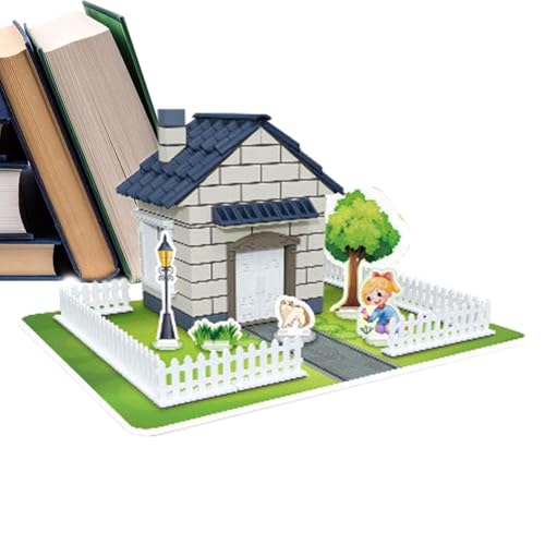 Gebäude Design Spielzeug, Miniaturhaus Kit - Handgefertigtes Haus Designspiel,Home Desktop Dekoration, Bildungshütten Kunstwerk Spielzeug für Kinder und Erwachsene Machen Gebäude Design Spielzeug, Miniaturhaus Kit - Handgefertigtes Haus Designspiel,Home Desktop Dekoration, Bildungshütten Kunstwerk Spielzeug für Kinder und Erwachsene Machen von Generic