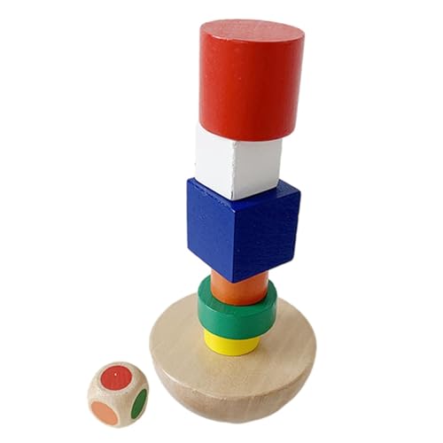 Gebäudestalle Spielzeug | Holzstapelspielzeugspiele mit Würfel, Stapel Sack Hemisphäre Gleichgewicht Spiele Familie Kleinkind Bildungsspielzeug für Kinder Säuglinge Erwachsene Toys Gebäudestalle Spielzeug | Holzstapelspielzeugspiele mit Würfel, Stapel Sack Hemisphäre Gleichgewicht Spiele Familie Kleinkind Bildungsspielzeug für Kinder Säuglinge Erwachsene Toys von Generic