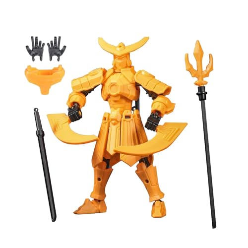 Gedruckte Figur in, Gedruckte Spielzeugfigur,Bewegliches Körperspielzeug | Assembly Action Figur Glückliche Actionfigur Mehrknotige Figur Spielzeug Dekoration für Com von Generic