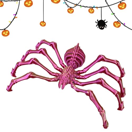 -Gedruckte Spinne, Gelenkspinne - Spinne Actionmodell Spielzeugfigur | Stress Schreibtischspielzeug, Partyartikel für Klassenzimmer, Arbeitsplatz zu Hause -Gedruckte Spinne, Gelenkspinne - Spinne Actionmodell Spielzeugfigur | Stress Schreibtischspielzeug, Partyartikel für Klassenzimmer, Arbeitsplatz zu Hause von Generic