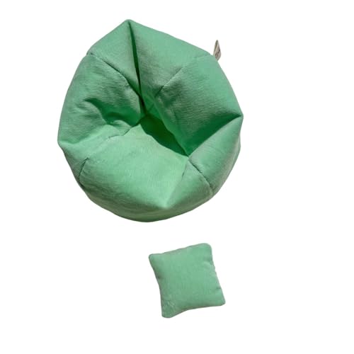 Geeignet für 17 cm Puppen-Mini-Sofa (mit Kissen), weiches faules Puppenhaus-Mini-Sofa, niedliche Möbeldekoration für Puppenhaus-Mini-Sofa-Zubehör zur Ausstellung oder Tne521 (GN1, 10cm) von Generic