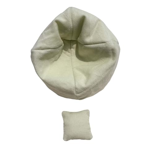 Geeignet für 17 cm Puppen-Mini-Sofa (mit Kissen), weiches faules Puppenhaus-Mini-Sofa, niedliche Möbeldekoration für Puppenhaus-Mini-Sofa-Zubehör zur Ausstellung oder Tne521 (GN2, 10cm) von Generic