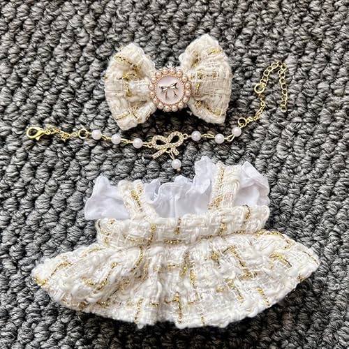 Geeignet für 17 cm große Trend-Puppen-Kleidungsset, Pullover, Gitarre, Xiaoxiangfeng (Golden Silk Urban Skirt) von Generic