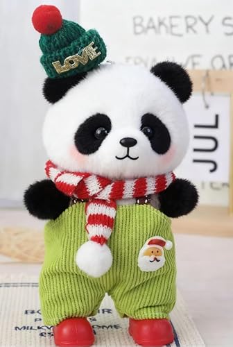 Geeignet für 17 cm große Trendpuppen, Weihnachten, Halloween, Kleidung, Hosen, Hüte (ohne Schuhe) (Hahnrei-Overalls) von Generic