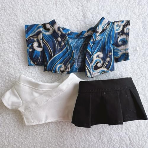 Geeignet für 17 cm trendige Puppen-Kimono, Hanfu Court, ethnische Kleidung, Schuhe (Wellen-Kimono, Herren) von Generic